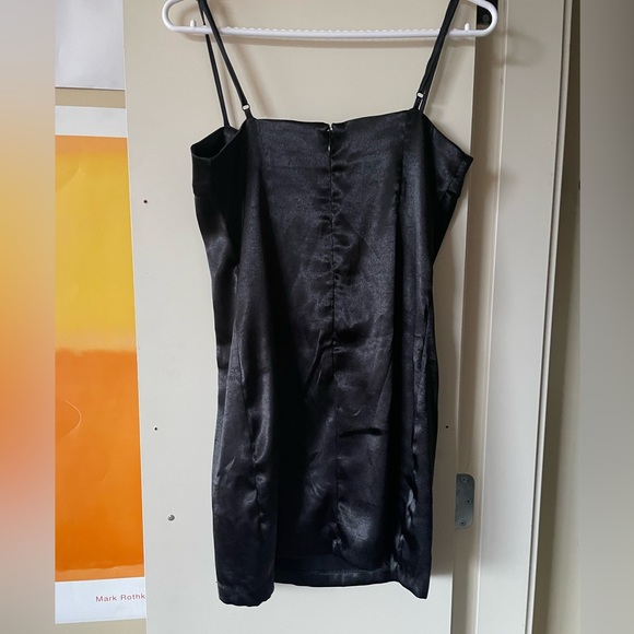 Black shimmery spaghetti strap bodycon dress from Lulu’s - Picture 6 of 6
